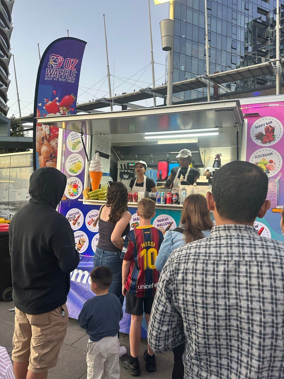OzWaffle at Docklands NYE 2025