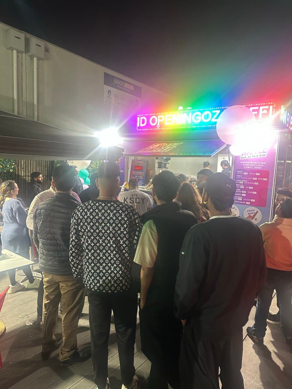 OzWaffle Werribee — serving customers